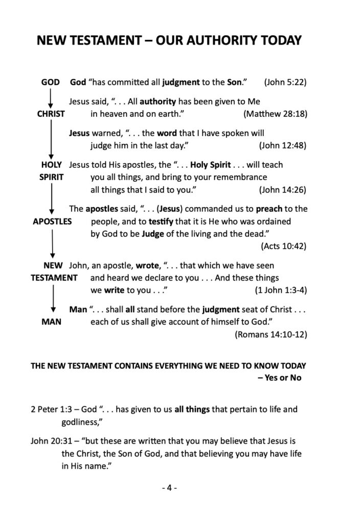 New Testament, Sample Page
